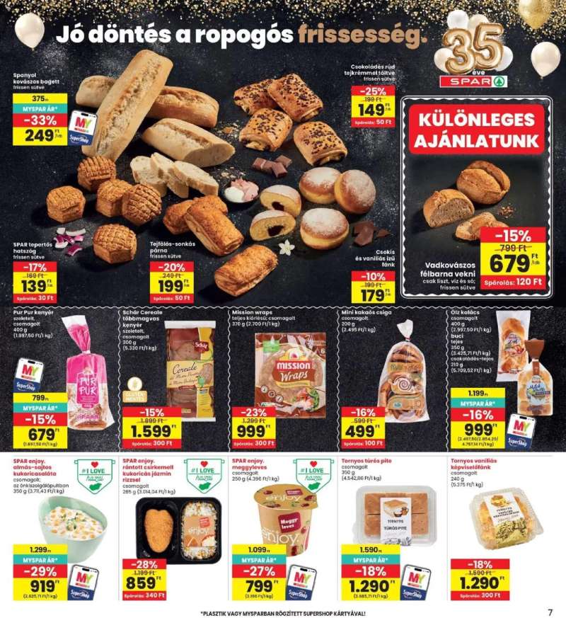Interspar Interspar akciós újság 7 oldal