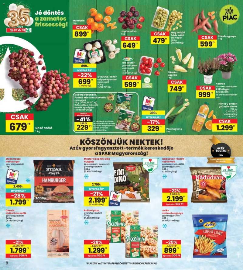 Interspar Interspar akciós újság 8 oldal