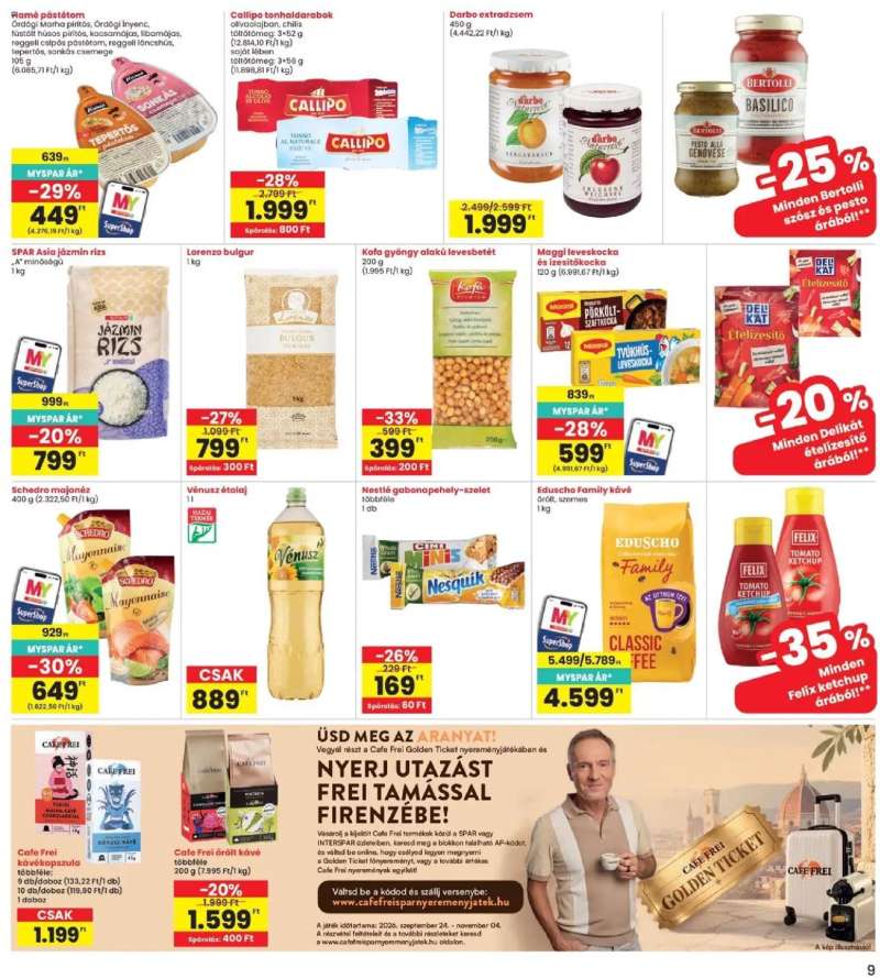 Interspar Interspar akciós újság 9 oldal