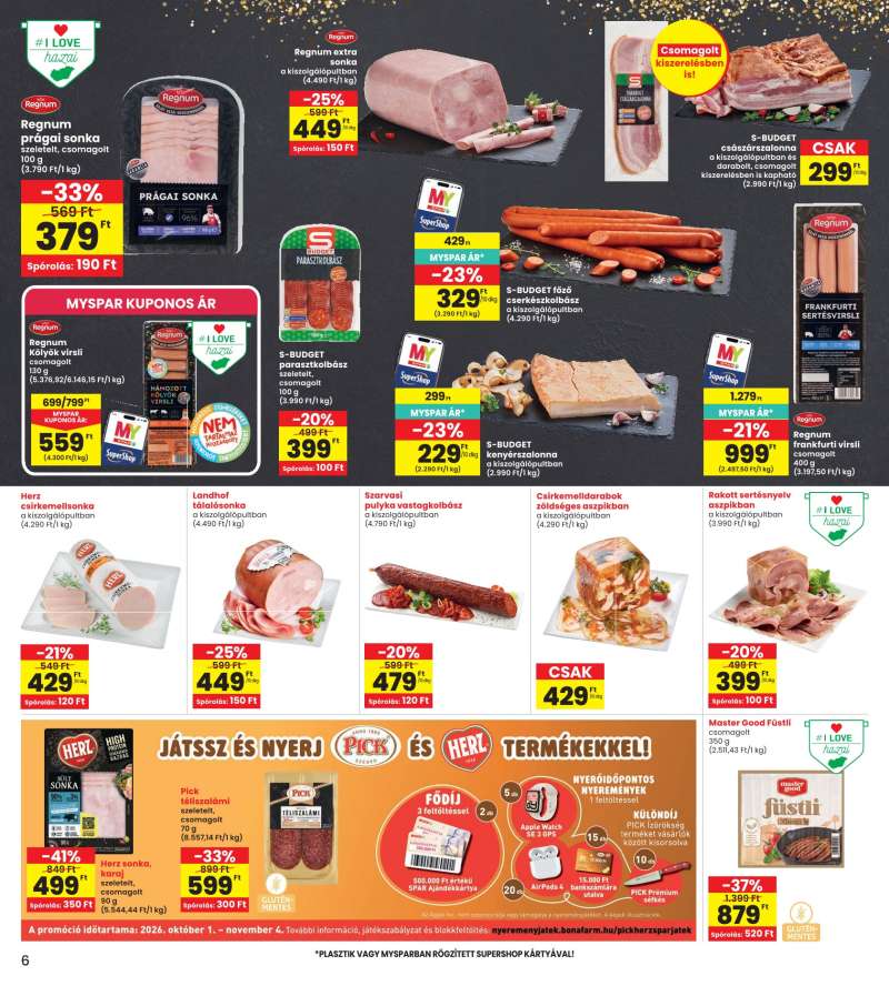 Interspar Akciós Újság 6 oldal