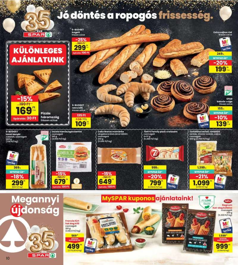Interspar Interspar akciós újság 10 oldal