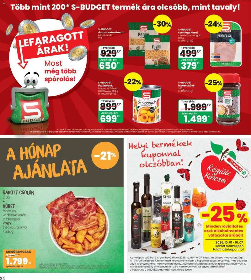 Interspar Interspar akciós újság 24 oldal