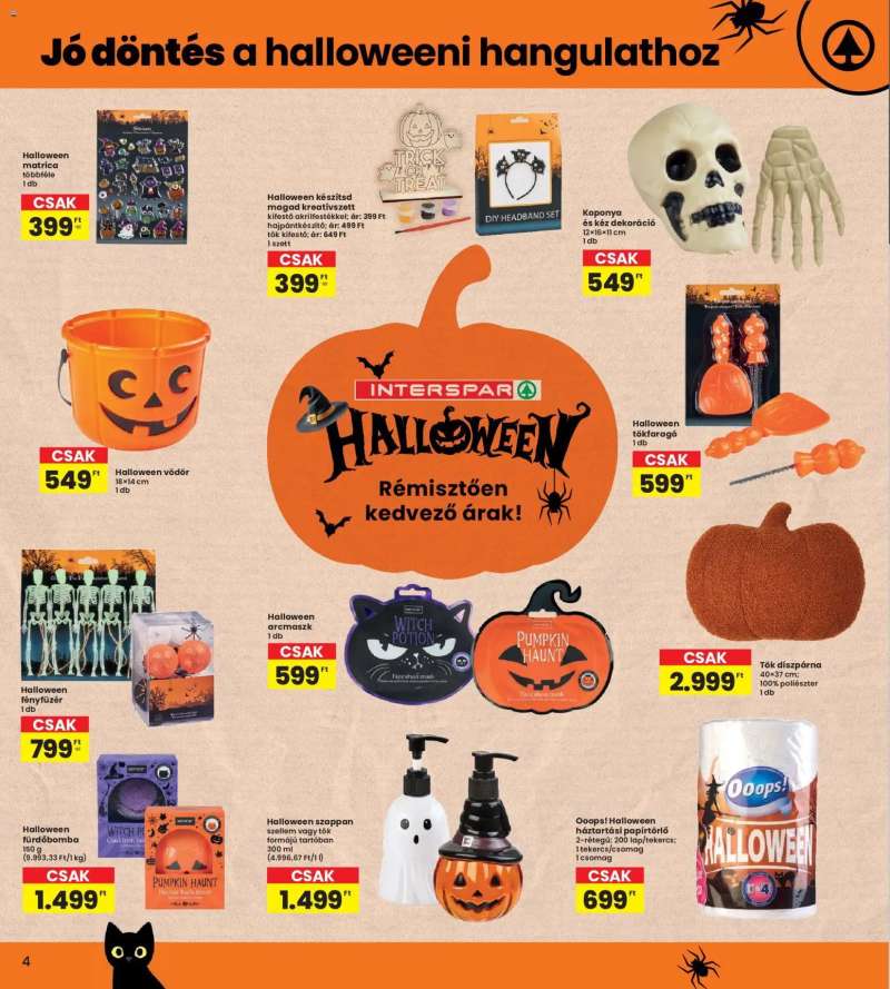 Interspar Interspar akciós újság 4 oldal