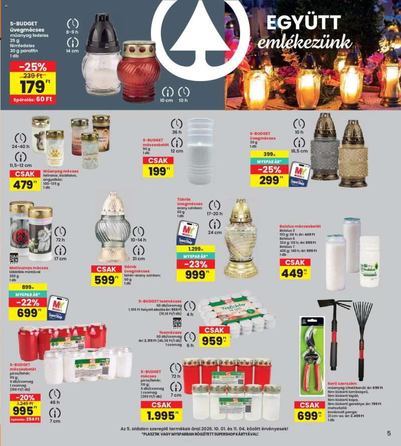 Interspar Interspar akciós újság 5 oldal