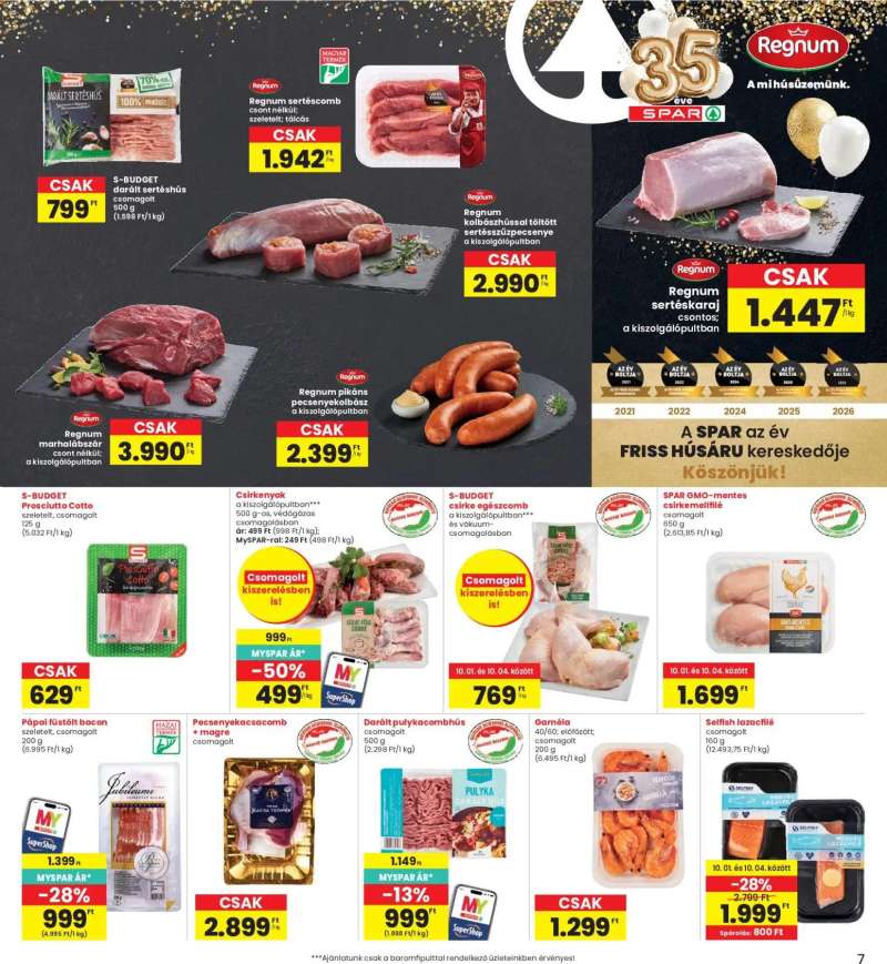 Interspar Interspar akciós újság 7 oldal
