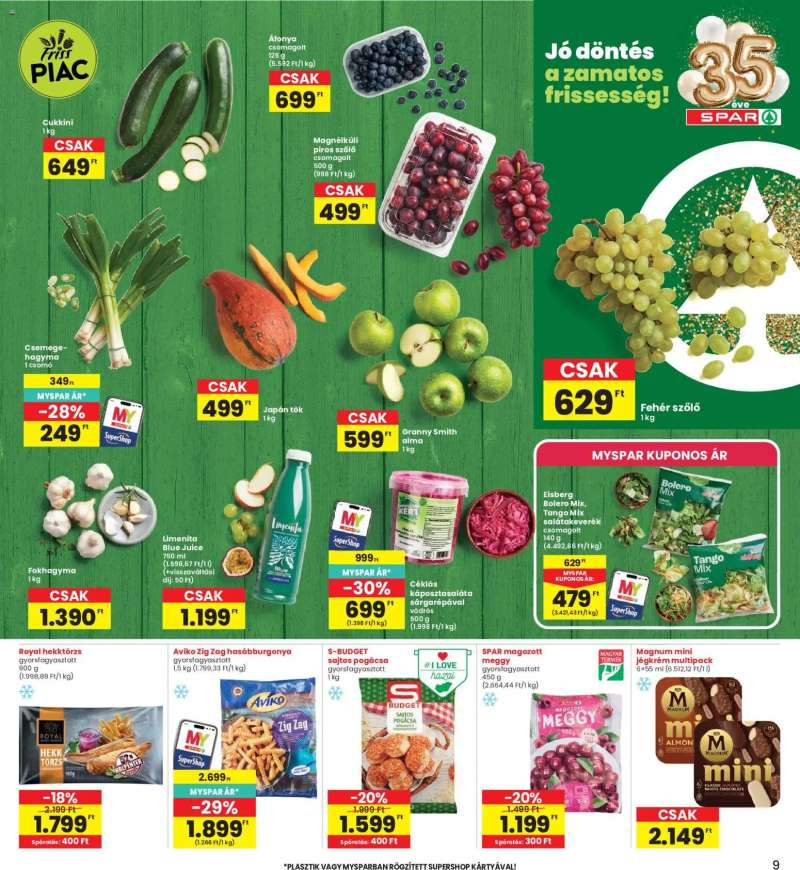 Interspar Interspar akciós újság 9 oldal