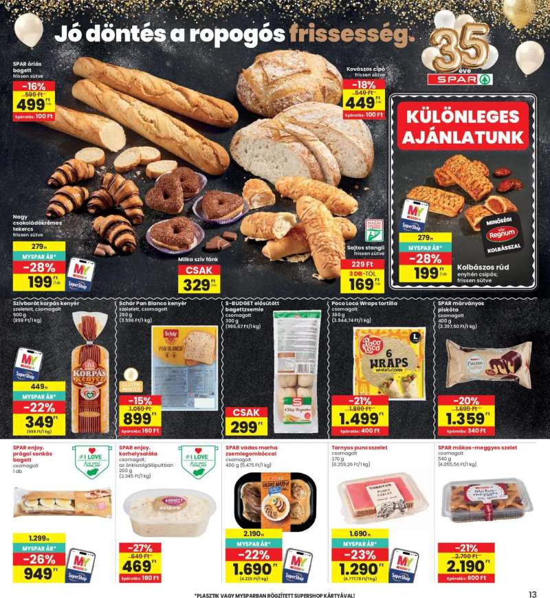 Interspar Interspar akciós újság 13 oldal