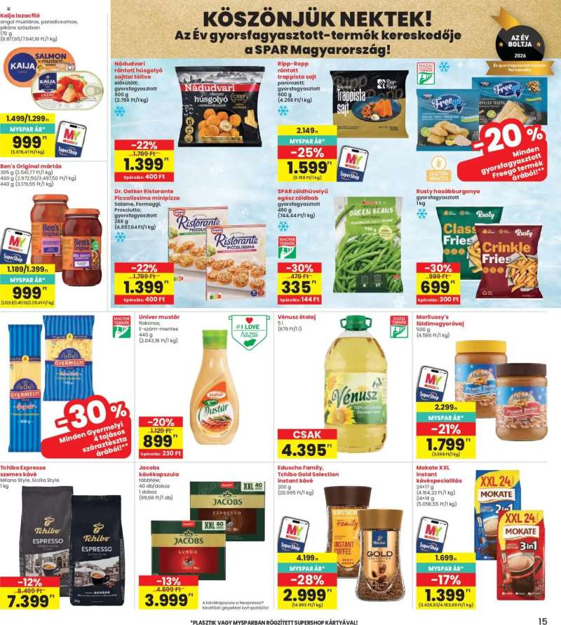Interspar Interspar akciós újság 15 oldal