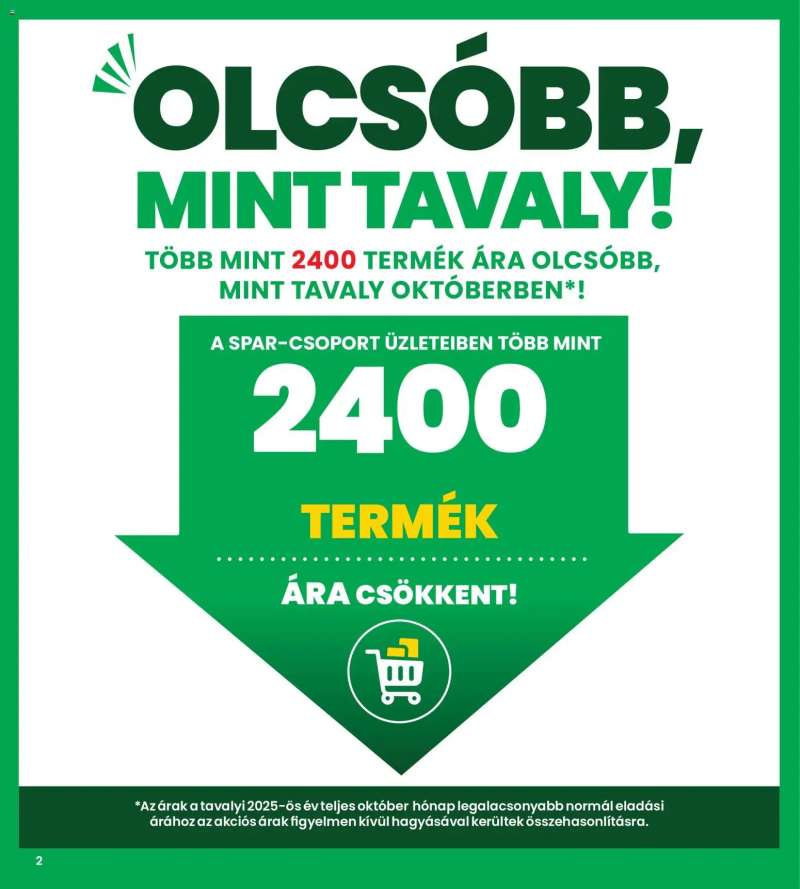Interspar Interspar akciós újság 2 oldal