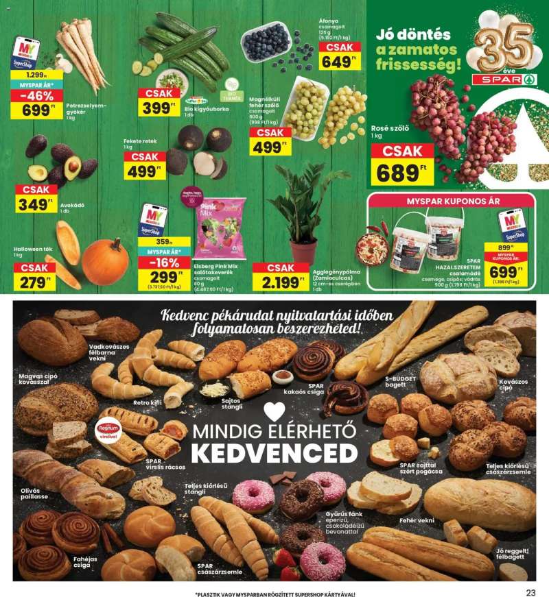 Interspar Interspar akciós újság 23 oldal