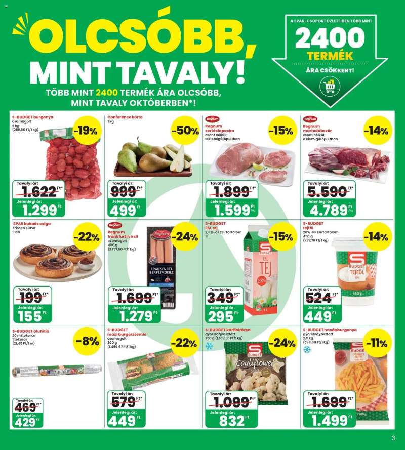 Interspar Interspar akciós újság 3 oldal