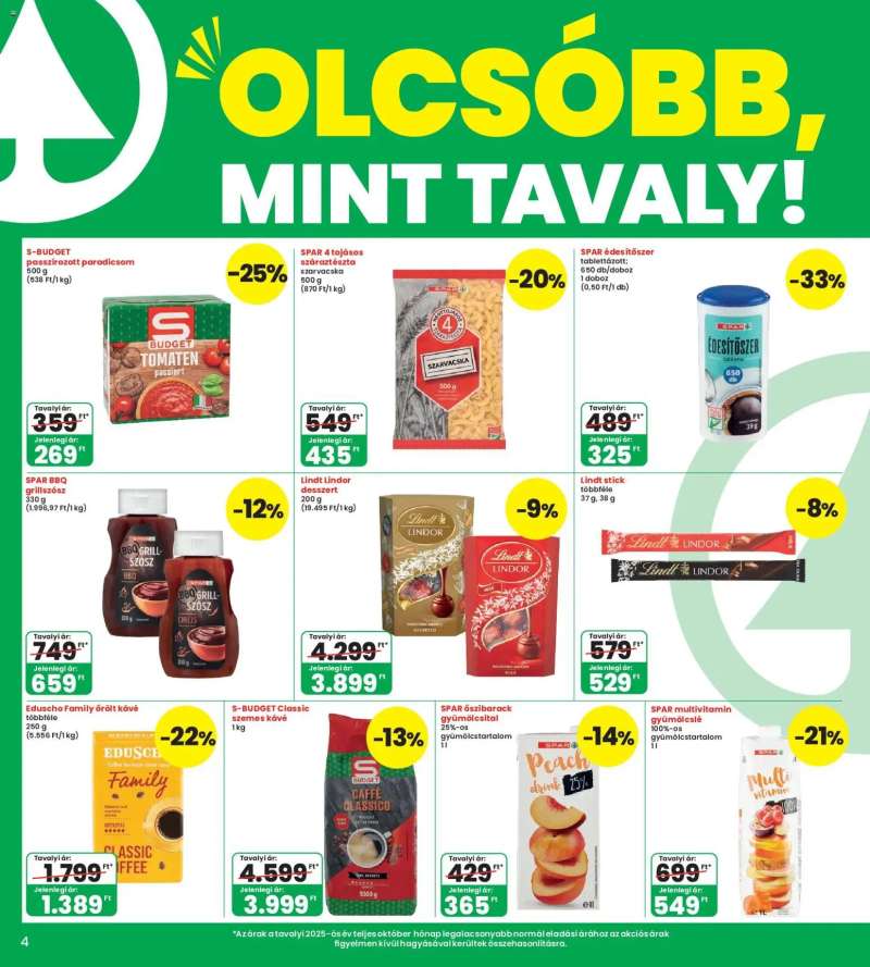 Interspar Interspar akciós újság 4 oldal