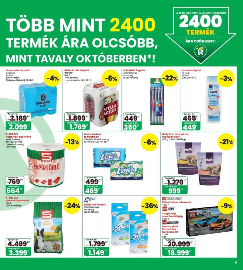 Interspar Interspar akciós újság 5 oldal