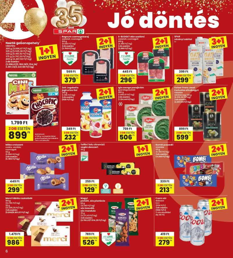 Interspar Interspar akciós újság 6 oldal