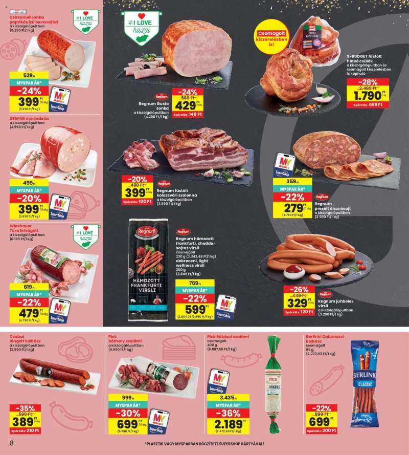 Interspar Interspar akciós újság 8 oldal