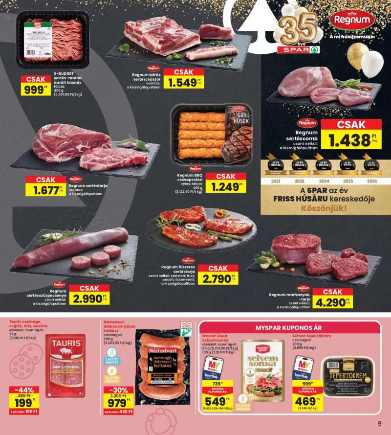 Interspar Interspar akciós újság 9 oldal