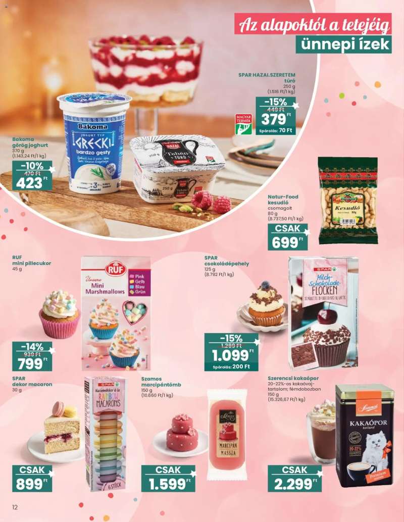 Interspar Interspar Ajándék katalógus 12 oldal