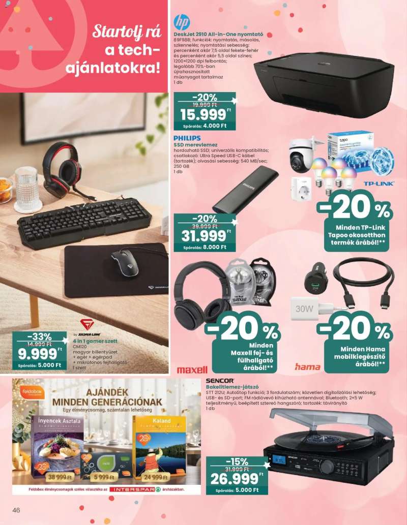 Interspar Interspar Ajándék katalógus 46 oldal