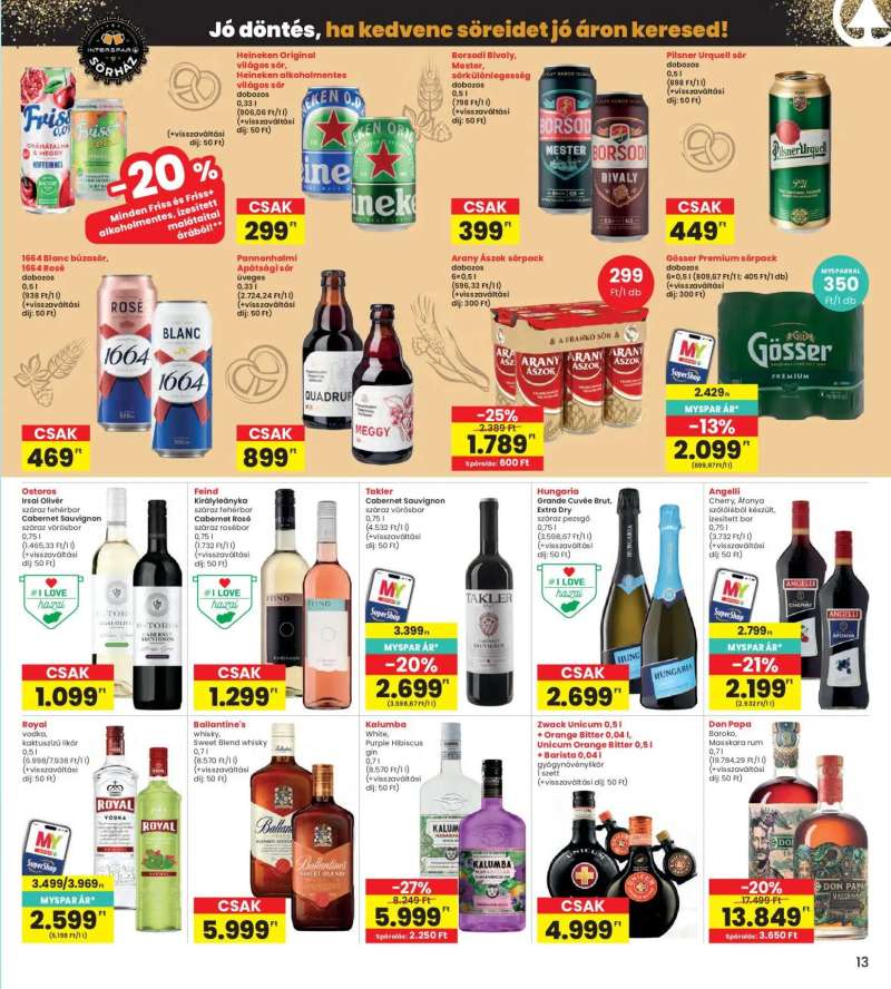Interspar Interspar akciós újság 13 oldal