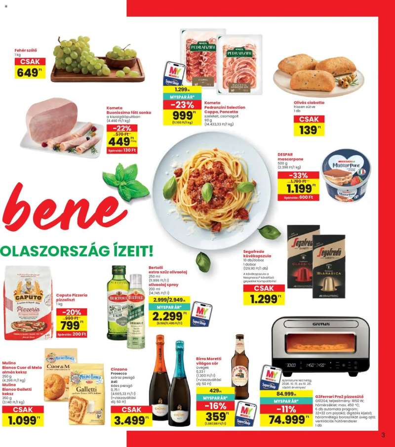 Interspar Interspar akciós újság 3 oldal