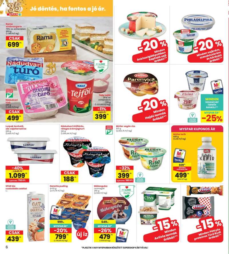 Interspar Interspar akciós újság 6 oldal