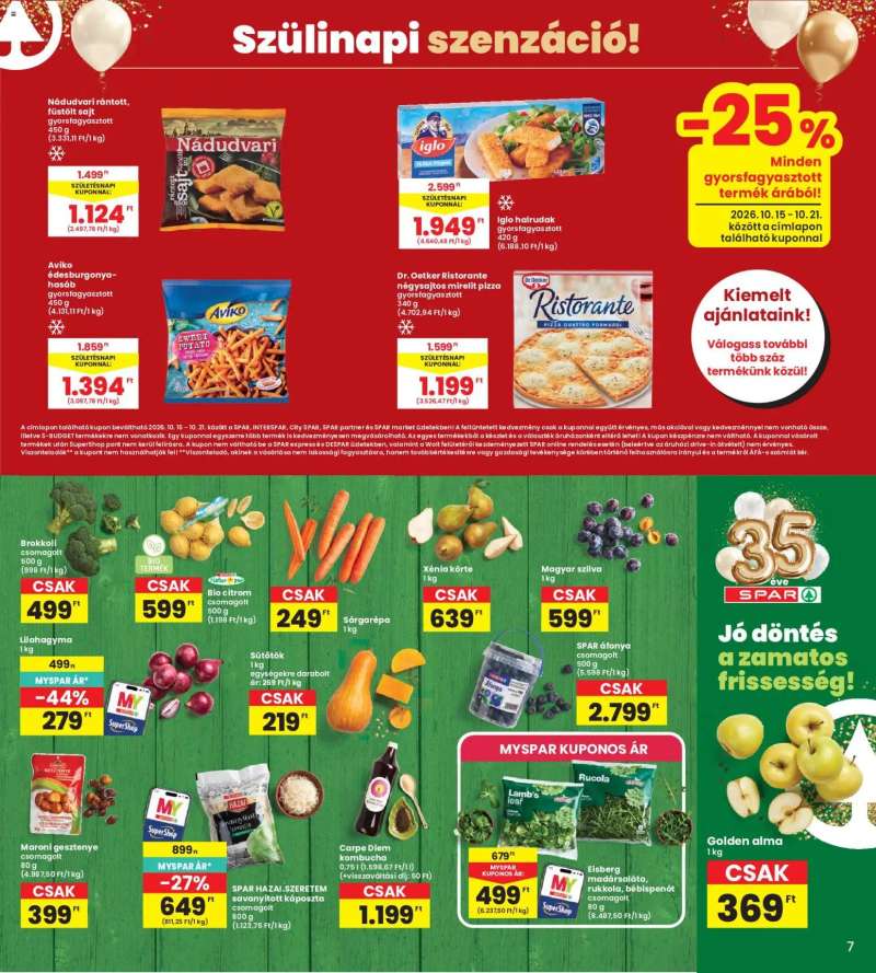 Interspar Interspar akciós újság 7 oldal