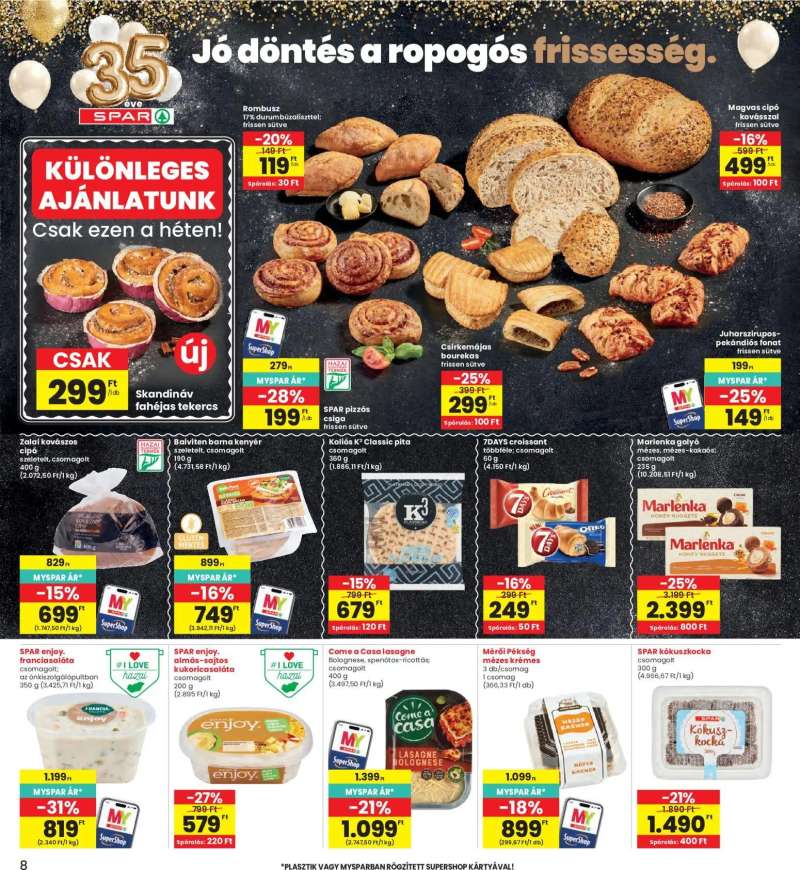 Interspar Interspar akciós újság 8 oldal