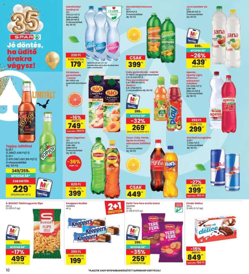 Interspar Interspar akciós újság 10 oldal