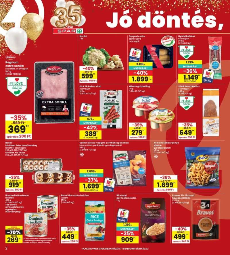 Interspar Interspar akciós újság 2 oldal