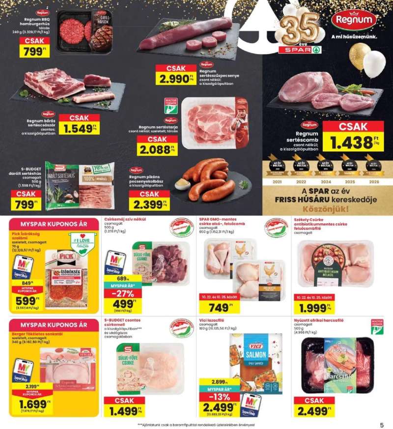 Interspar Interspar akciós újság 5 oldal