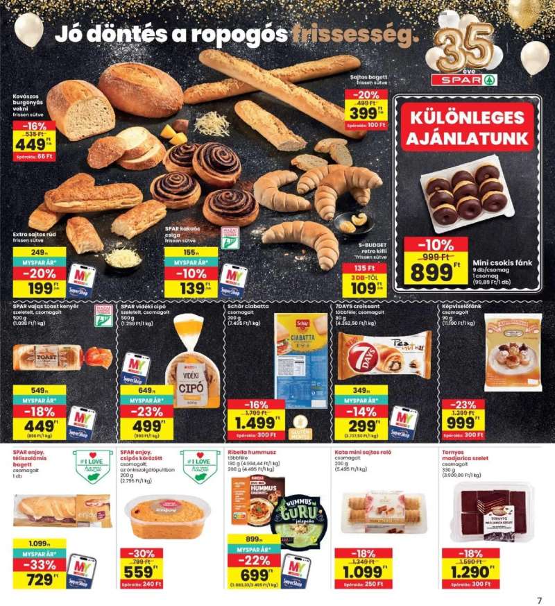 Interspar Interspar akciós újság 7 oldal