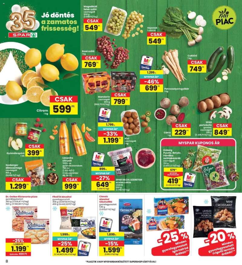 Interspar Interspar akciós újság 8 oldal