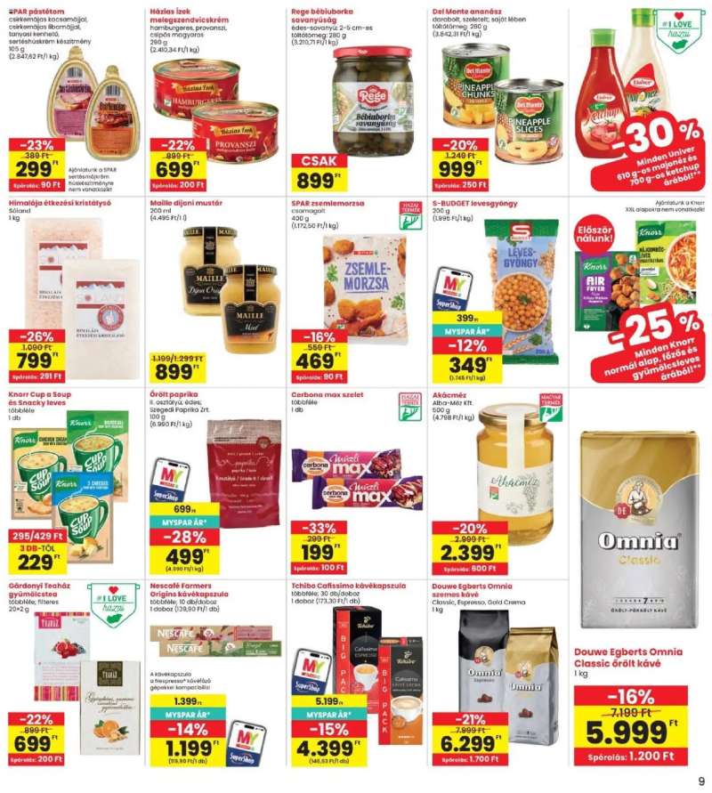 Interspar Interspar akciós újság 9 oldal