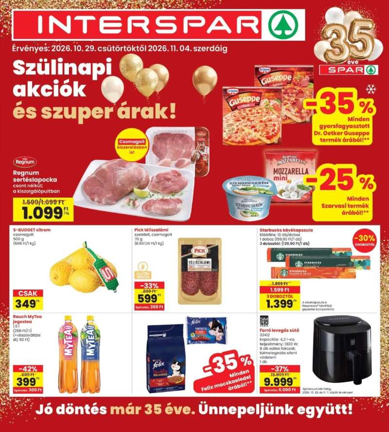 Interspar Interspar akciós újság 1 oldal