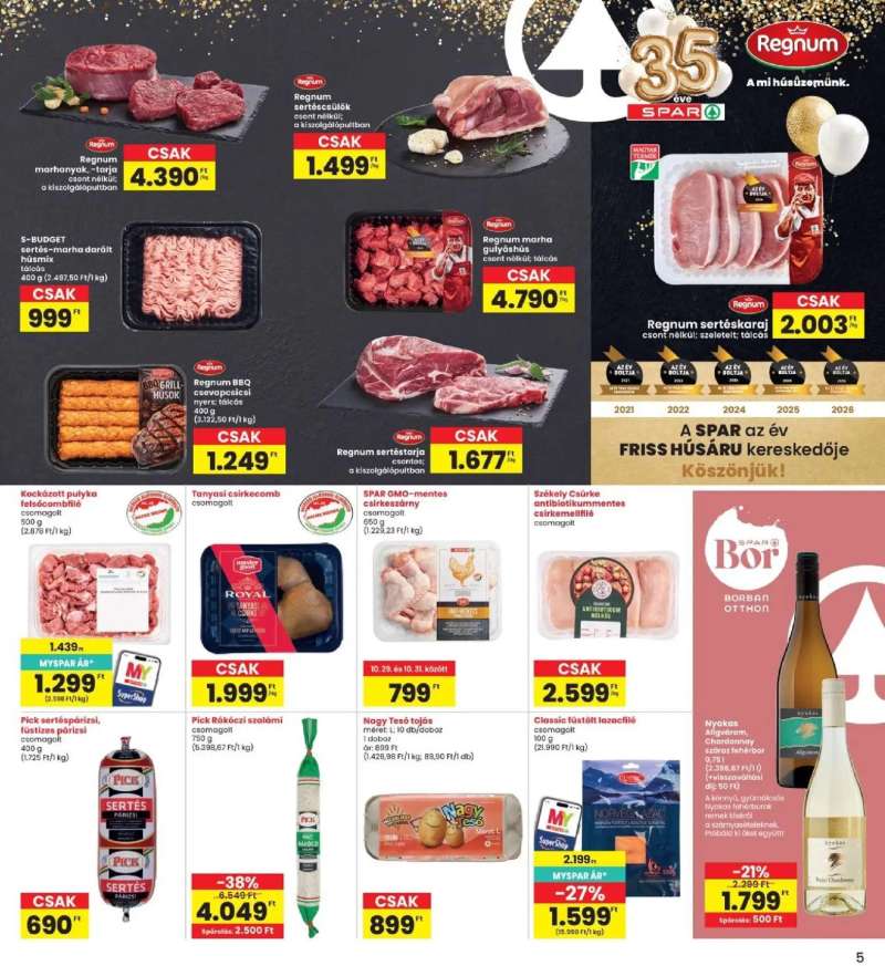 Interspar Interspar akciós újság 5 oldal