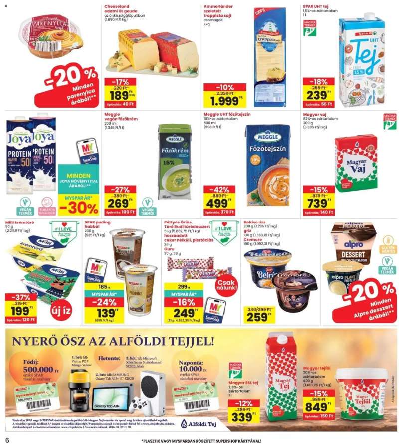 Interspar Interspar akciós újság 6 oldal