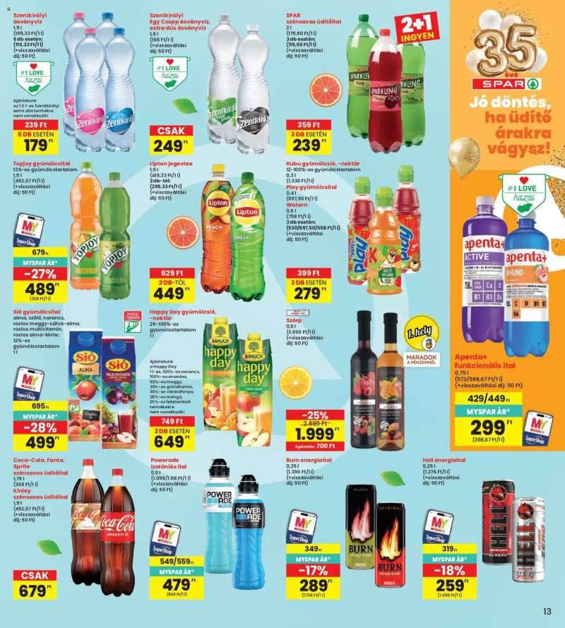 Interspar Interspar akciós újság 13 oldal