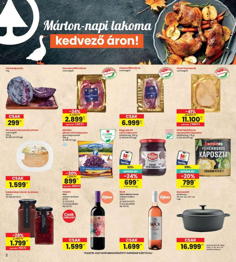 Interspar Interspar akciós újság 2 oldal