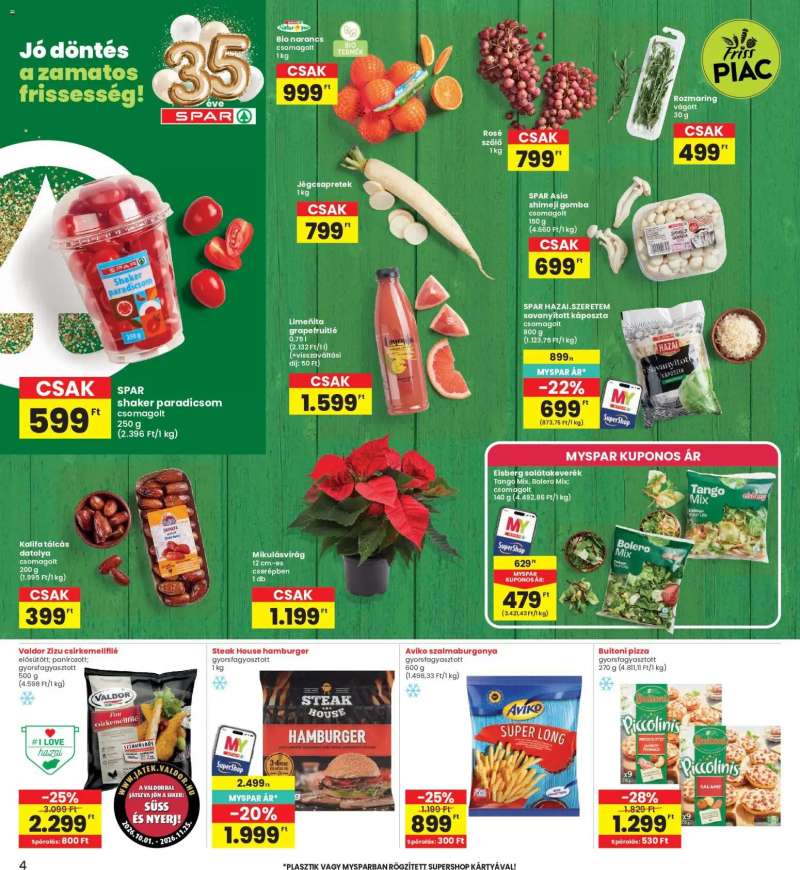Interspar Interspar akciós újság 4 oldal