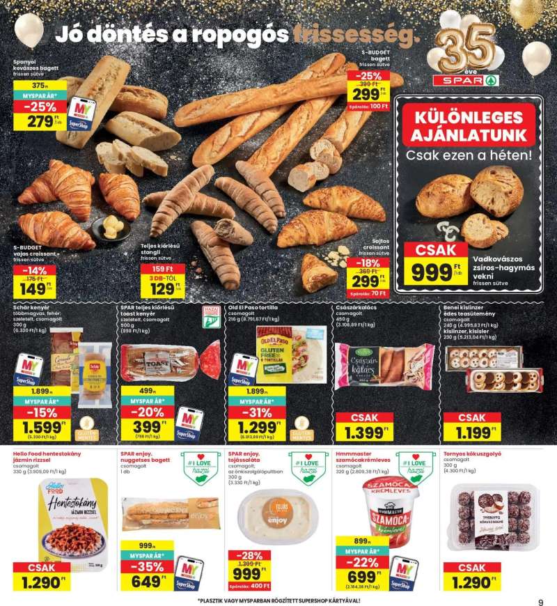 Interspar Interspar akciós újság 9 oldal