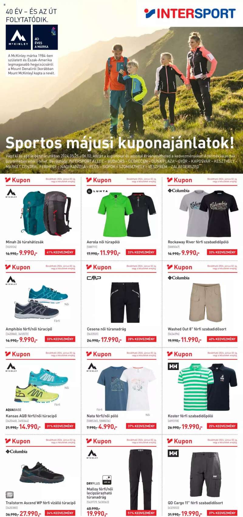 Intersport Akciós Újság Intersport 1 oldal