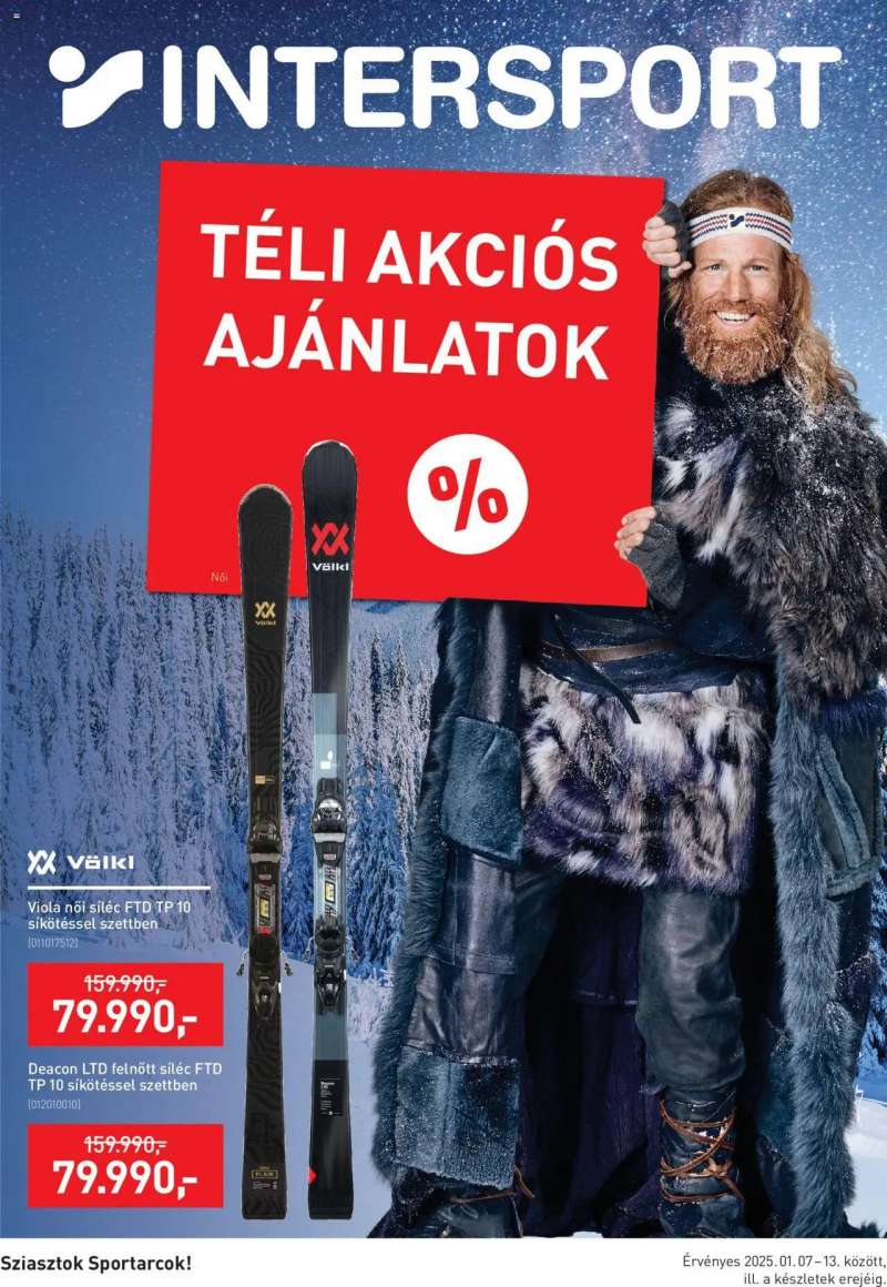 Intersport Akciós újság Intersport 1 oldal