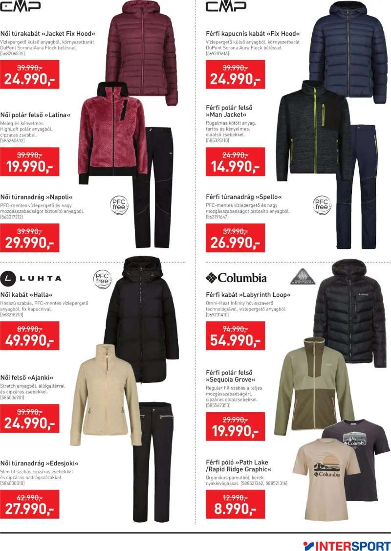 Intersport Akciós újság Intersport 3 oldal