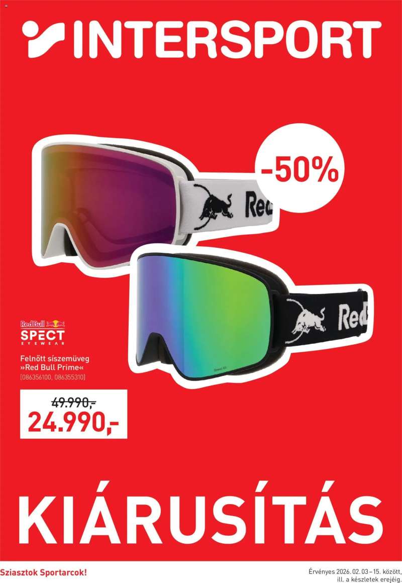 Intersport Akciós újság Intersport 1 oldal