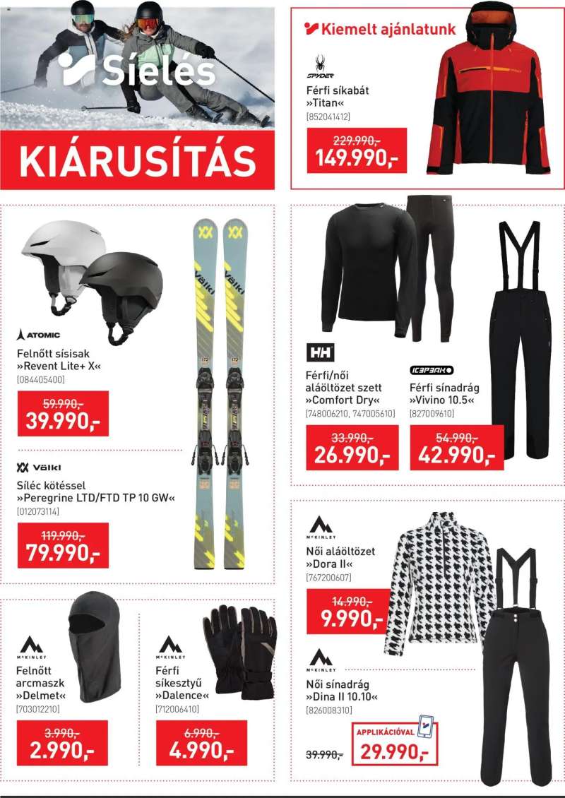 Intersport Akciós újság Intersport 2 oldal