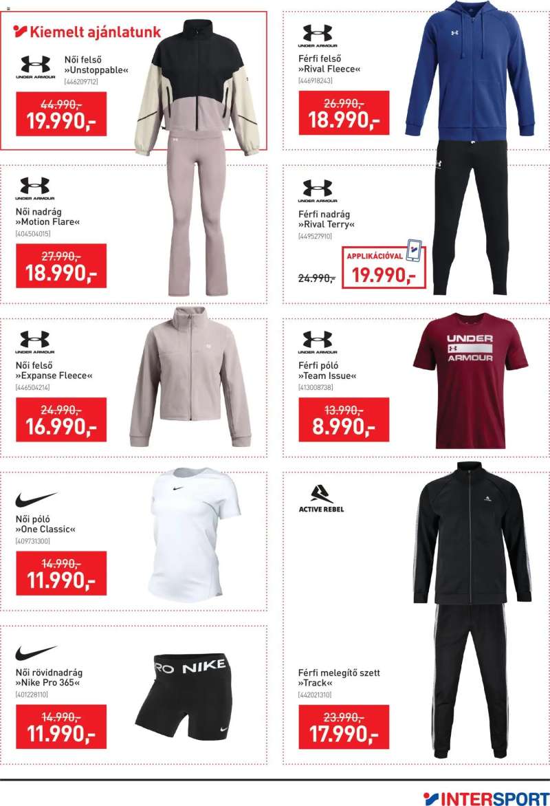 Intersport Akciós újság Intersport 5 oldal