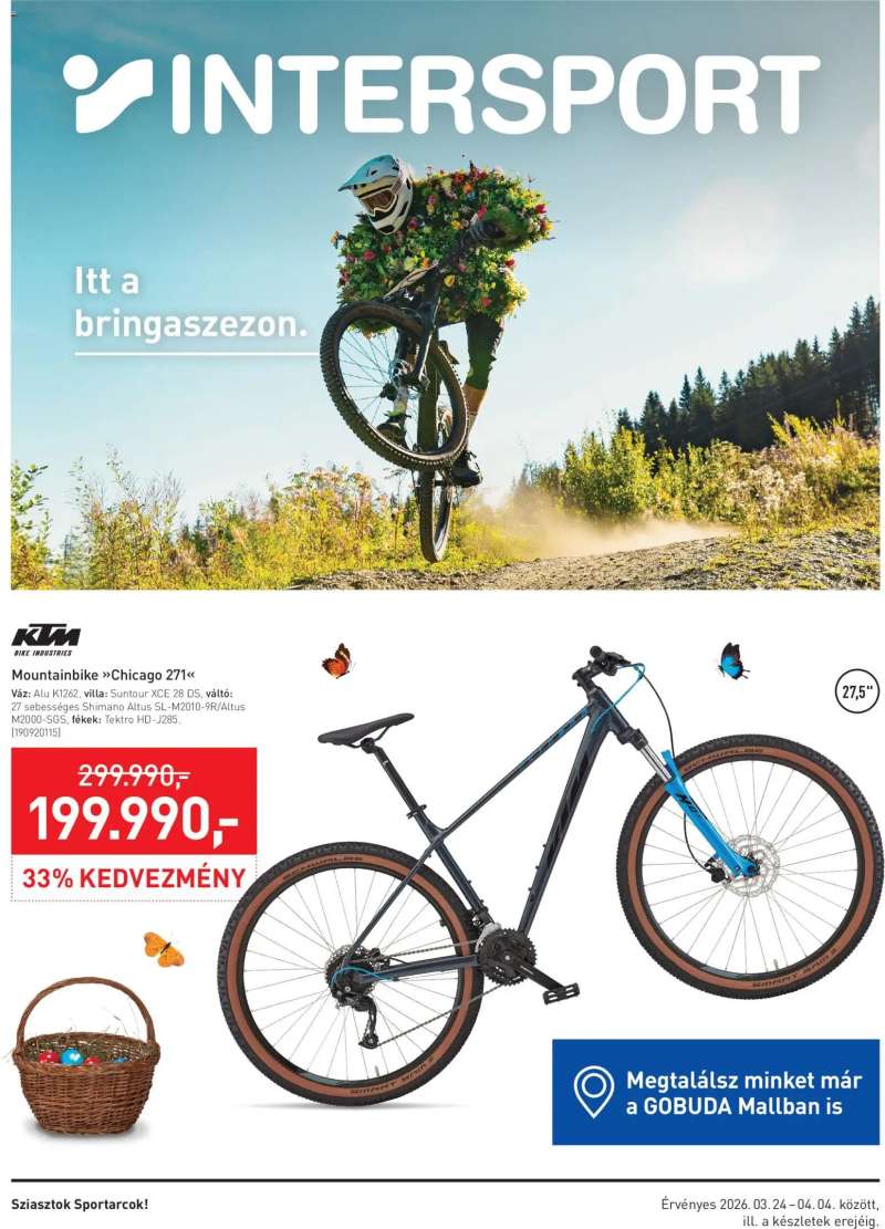 Intersport Intersport akciós újság 1 oldal