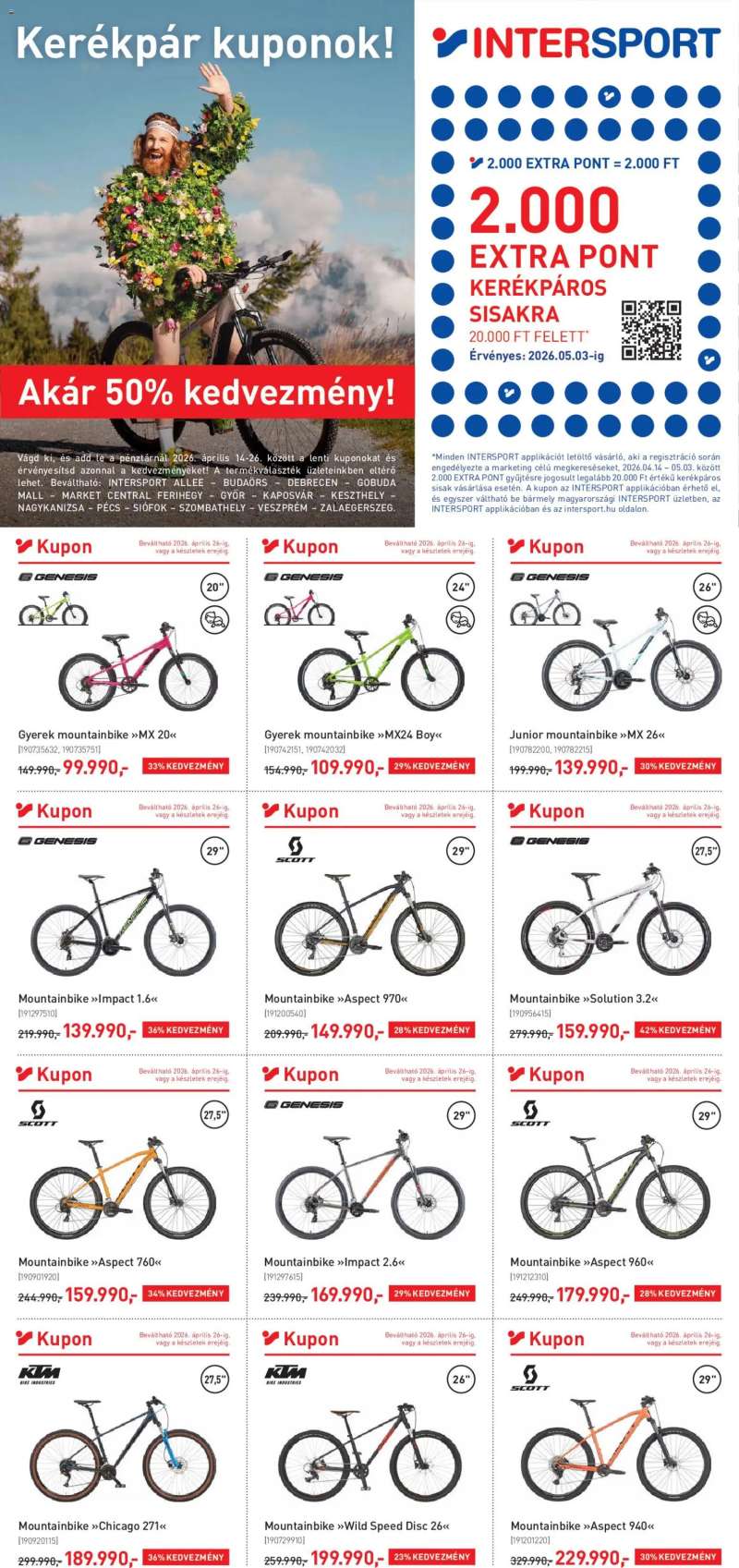 Intersport Intersport akciós újság 1 oldal