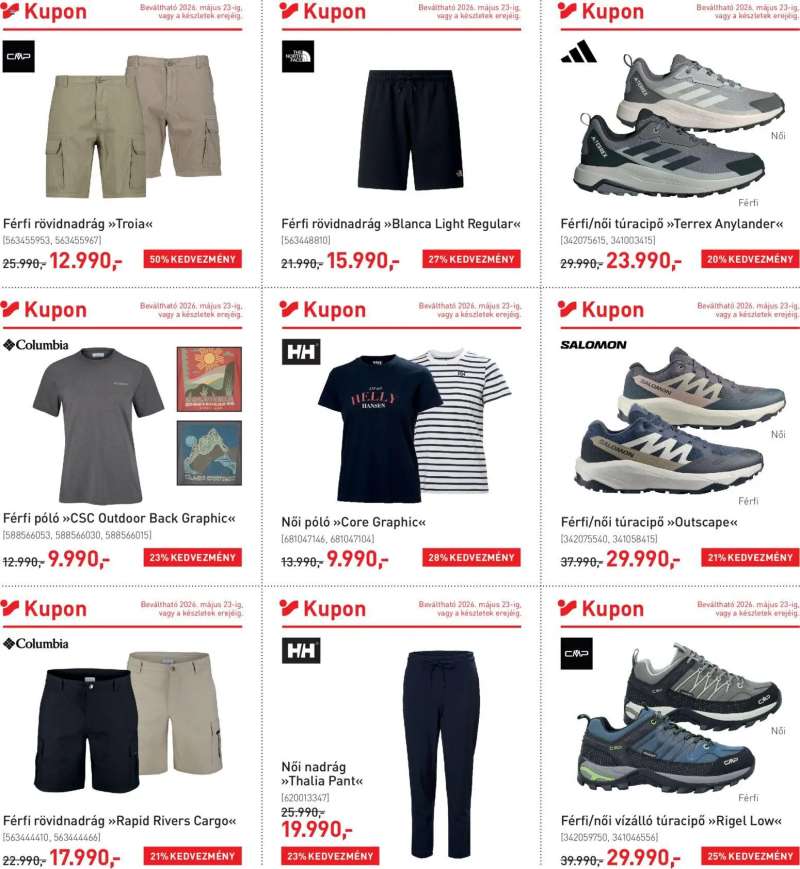 Intersport Intersport akciós újság 2 oldal