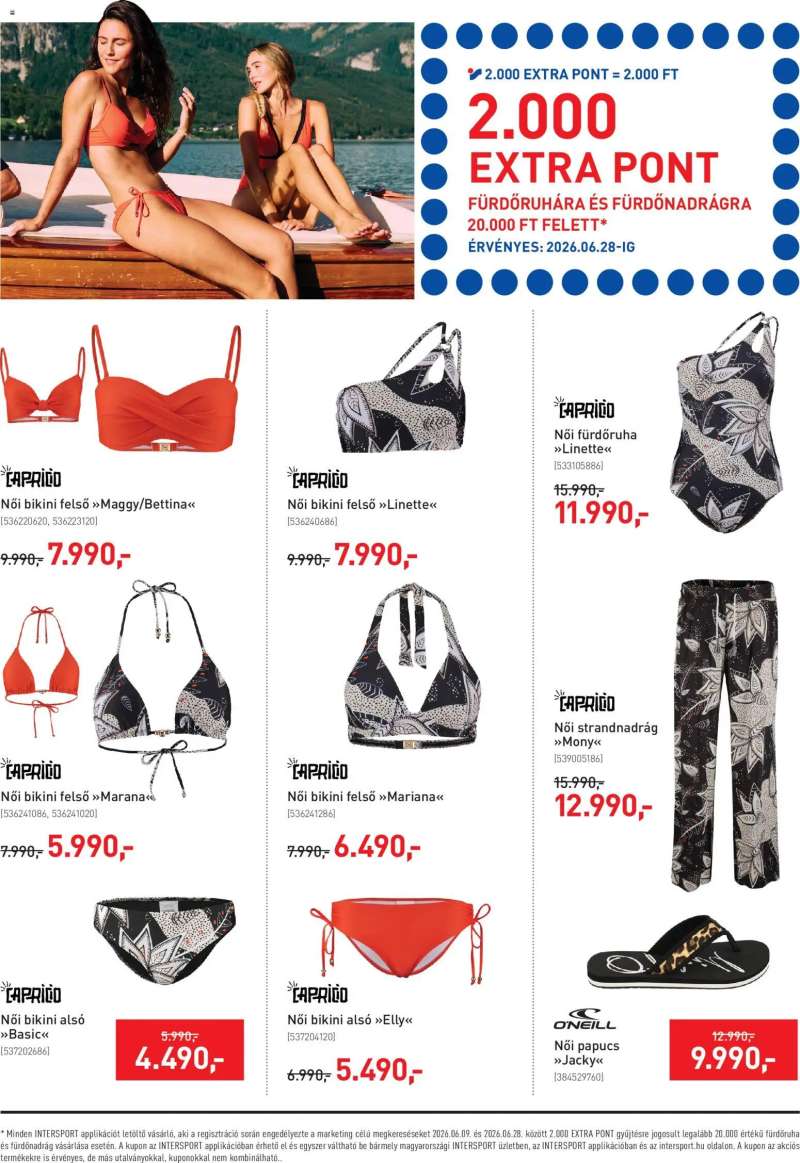 Intersport Intersport akciós újság 2 oldal